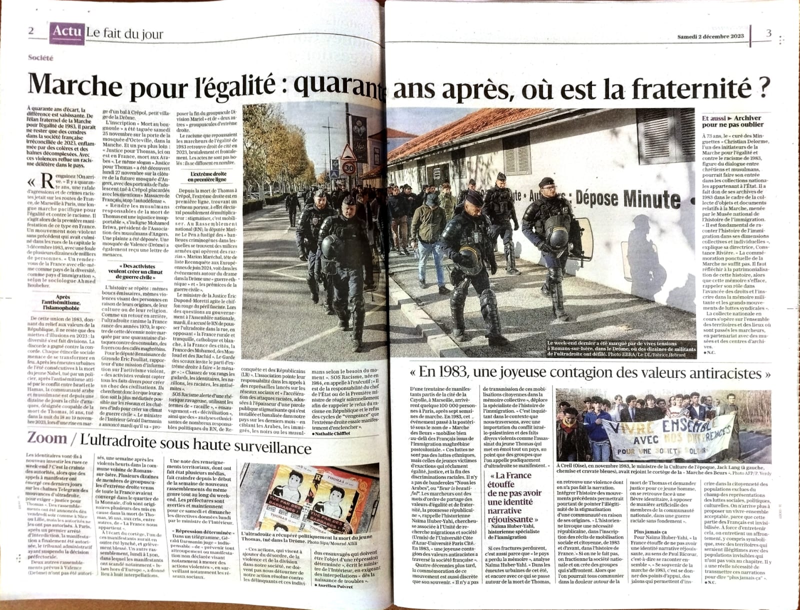 Marche pour l'égalité : quarante ans après, où est la fraternité ?